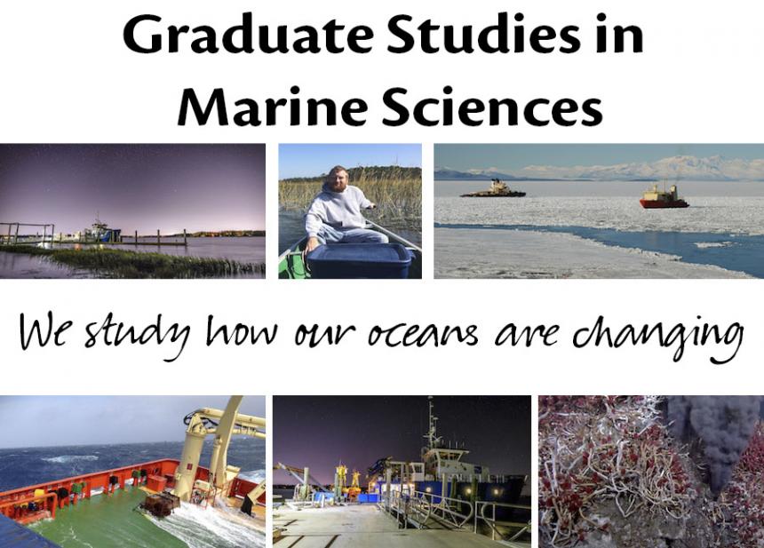 Graduate Students Marine Sciences & Oceanography at University of