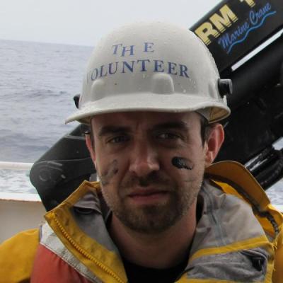 Ryan Sibert in hard hat