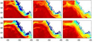 Export of coastal water from the Greenland shelf into the northern Labrador Sea