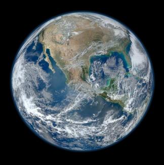 earth from space