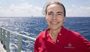 Mandy Joye on board of the R/V Atlantis