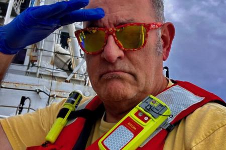 Bill on a Boat