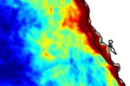 Upwelling jet separation